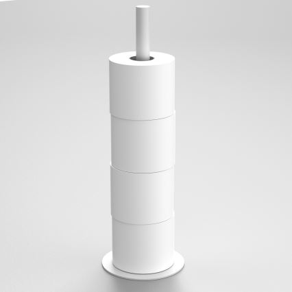 Toalettpappershållare 51 cm vit