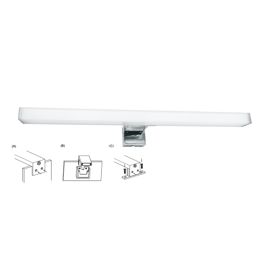 Top Light - Badrumsspegel med LED-belysning OREGON LED/7W/230V 40 cm IP44