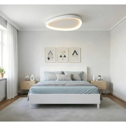 Top Light - LED-dimbar taklampa ECLIPSE LED/55W/230V 3000-6500K Ø 60 cm vit + fjärrkontroll