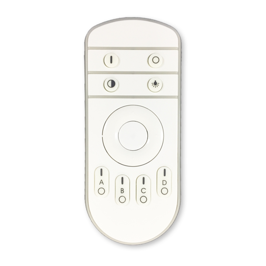 Top Light - Dimbar LED ytmonterad ljuskrona MERKUR LED/50W/230V 3000-6500K svart + fjärrkontroll