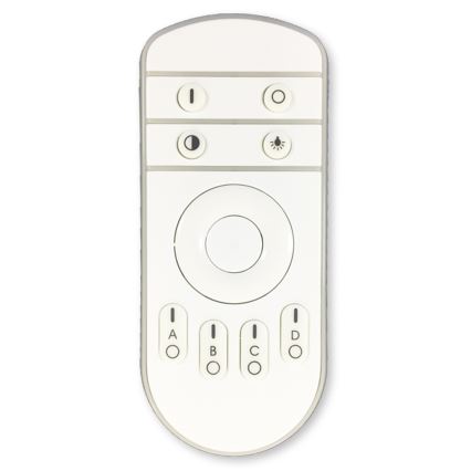 Top Light - Dimbar LED ytmonterad ljuskrona SATURN 2xLED/25W/230V svart + fjärrkontroll