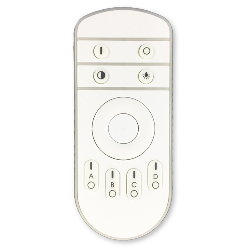 Top Light - Dimbar LED ytmonterad ljuskrona SATURN 2xLED/25W/230V svart + fjärrkontroll