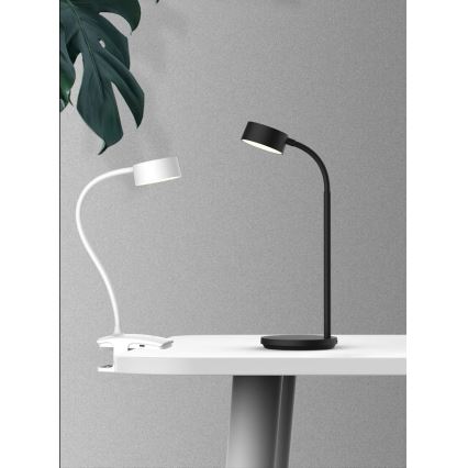 Top Light - Beröringsstyrd dimbar LED-bordslampa med klämma BELLA LED/4,8W/5V 3000-6500K vit