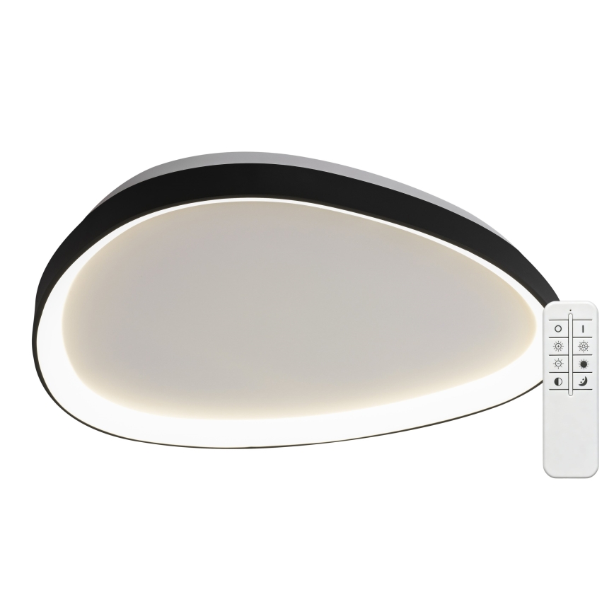 Top Light - Dimbar LED-taklampa ECLIPSE LED/55W/230V 3000-6500K Ø 60 cm svart + fjärrkontroll