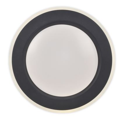 Top Light - LED Dimbar taklampa NORMAN LED/51W/230V diameter 39 cm svart + fjärrkontroll