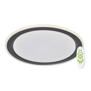 Top Light - LED Dimbar taklampa NORMAN LED/60W/230V diameter 49 cm svart + fjärrkontroll