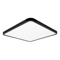 Top Light - LED Dimbar taklampa REVIT LED/50W/230V 3000-6500K 50x50 cm svart + fjärrkontroll