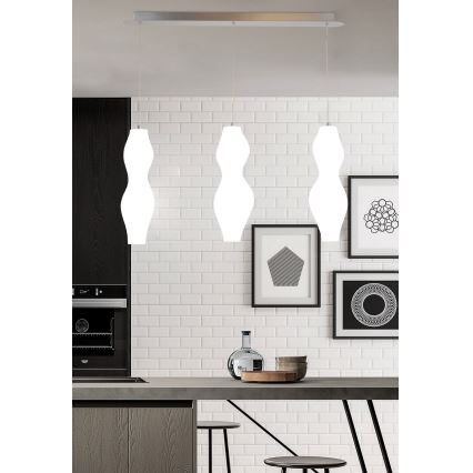 Top Light - LED ljuskrona med textilsladd VENUS 3xLED/20W/230V 4000K