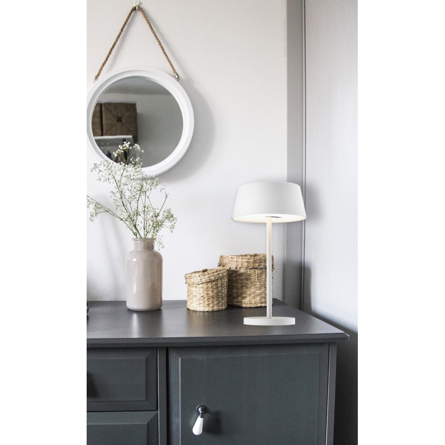 Top Light - LED ljusreglerad bordslampa touch PARIS B LED/6,5W/230V vit