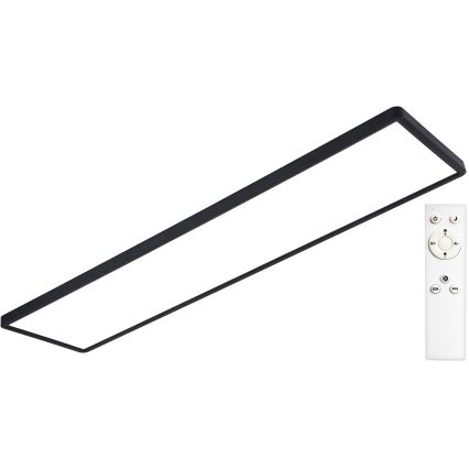 Top Light - LED Ljusreglerad fäst panel REVIT LED/70W/230V 3000-6500K 120x30 cm svart + fjärrkontroll
