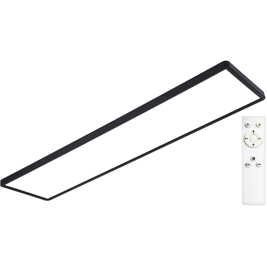 Top Light - LED Ljusreglerad fäst panel REVIT LED/70W/230V 3000-6500K 120x30 cm svart + fjärrkontroll