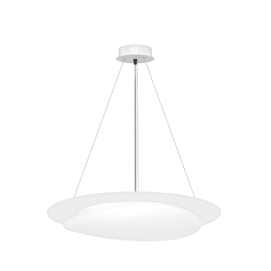 Top Light - LED ljusreglerad ljuskrona på textilsladd STONE LED/51W/230V 3000-6500K + fjärrkontroll
