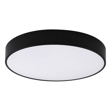 Top Light - LED ljusreglerad taklampa till badrum PETAL LED/48W/230V IP44 3000-6500K diameter 48 cm svart + fjärrkontroll