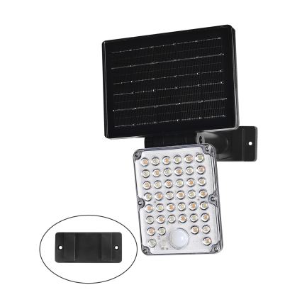 Top Light - LED solcellslampa med 3-i-1-sensor ZENITH LED/10W/3,7V 3000/4000/6500K IP54 2400 mAh