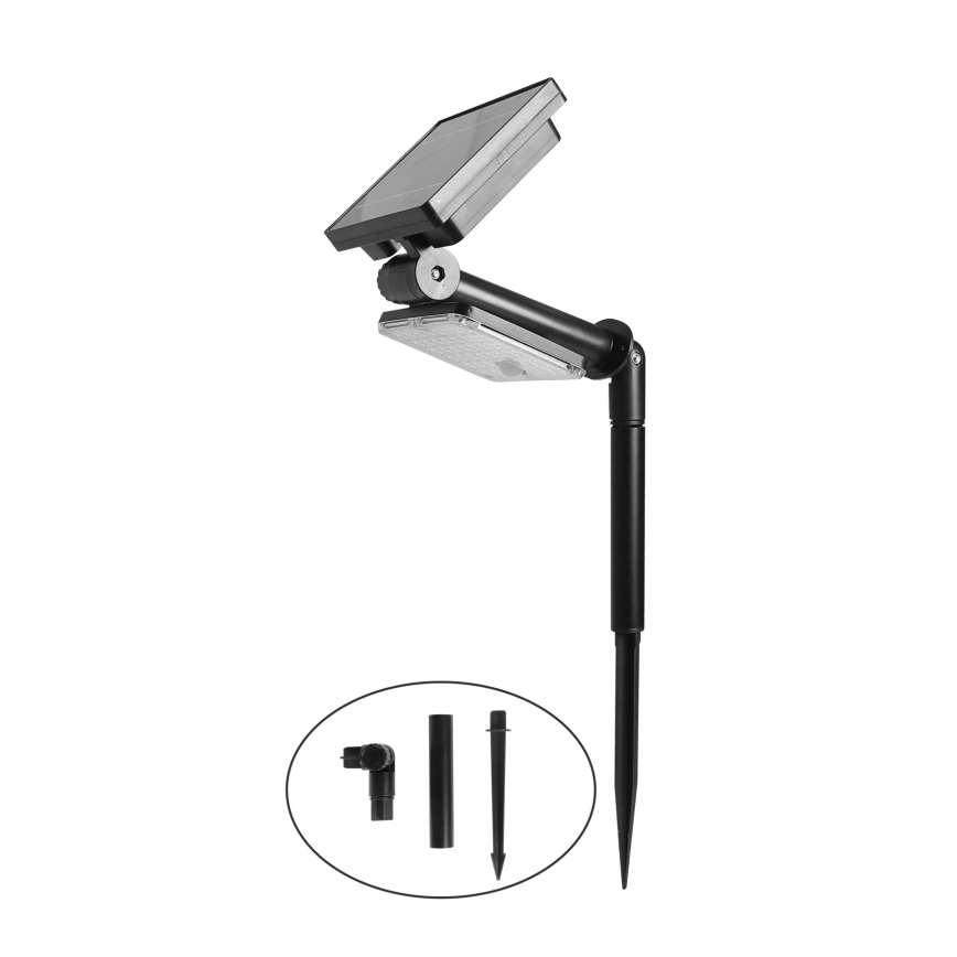 Top Light - LED solcellslampa med 3-i-1-sensor ZENITH LED/10W/3,7V 3000/4000/6500K IP54 2400 mAh