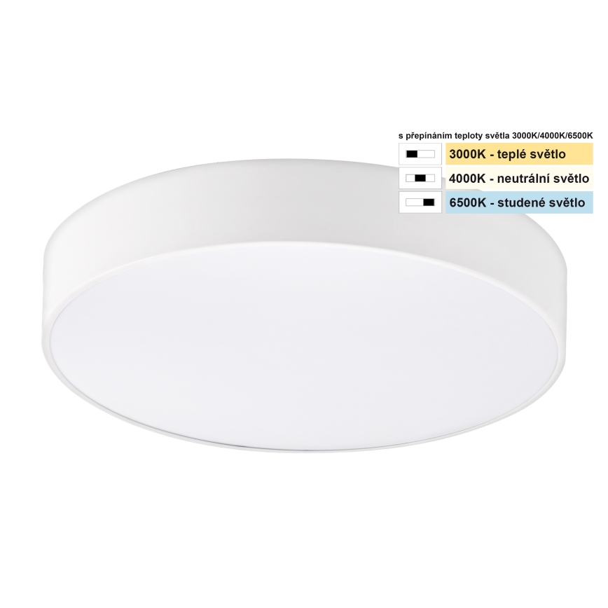 Top Light - LED taklampa för badrum PETAL LED/24W/230V IP44 3000/4000/6500K diameter 35 cm vit