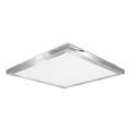 Top Light - LED taklampa för badrum SILVER LED/10W/230V IP44 3000/4000/6500K 28x28 cm matt krom