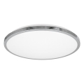 Top Light - LED taklampa för badrum SILVER LED/10W/230V IP44 3000/4000/6500K diameter 29 cm skinande krom