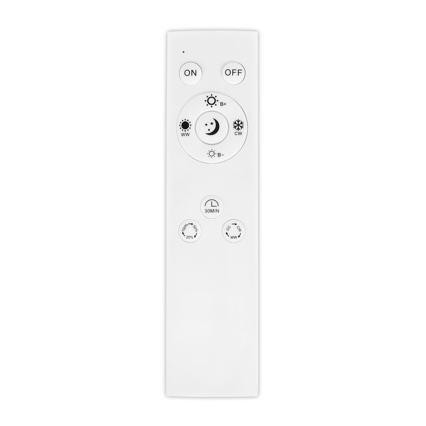 Top Light - Dimbar LED tak-/pendelarmatur OVAL LED/36W/230V 3000-6500K svart + fjärrkontroll