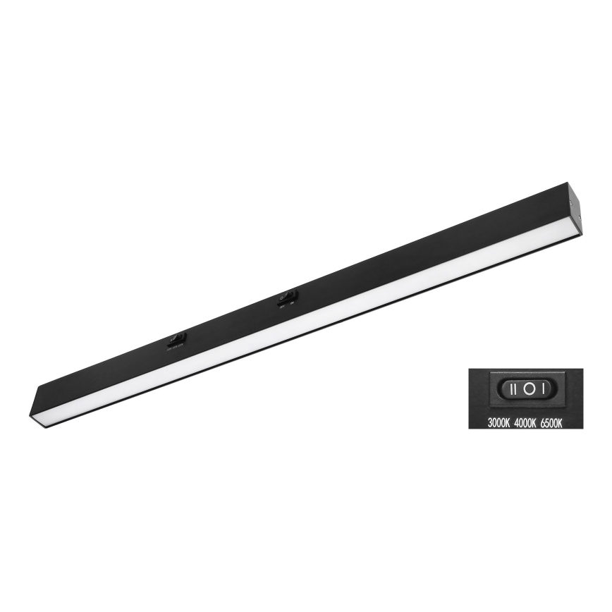 Top Light - LED Underskåpslampa AXIS LED/15W/230V 3000/4000/6500K 60 cm svart