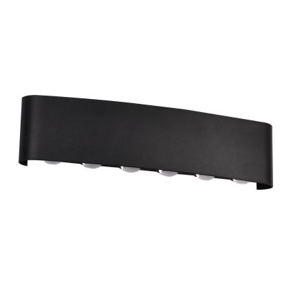 Top Light - LED-utomhusvägglampa RAY LED/10W/230V 3000/4000/6500K IP54 svart