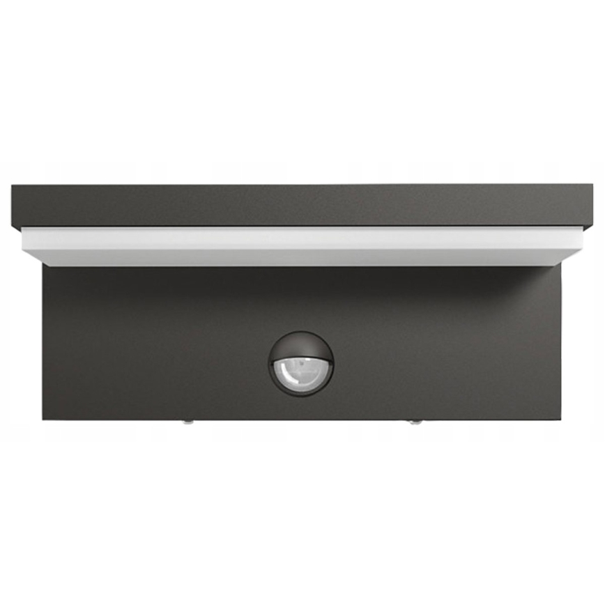 Top Light - LED Utomhus vägglampa med sensor ELON LED/10W/230V 4000K IP54