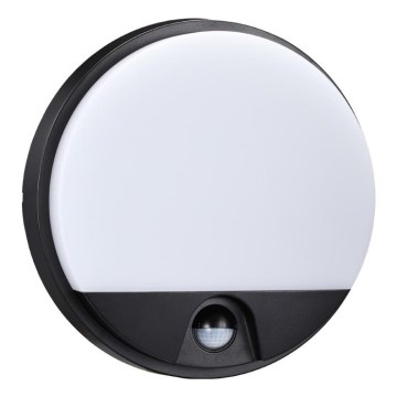 Top Light - LED-utomhusvägglampa med rörelse- och skymningssensor BARI LED/15W/230V 4000K IP54