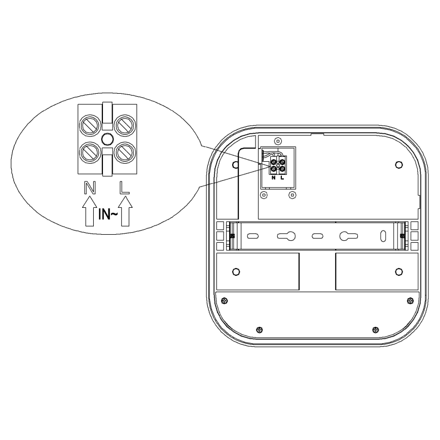 Top Light - LED utomhusväggarmatur med rörelse- och skymningssensor BARI LED/20W/230V 4000K IP65