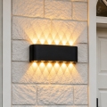Top Light - LED-utomhusvägglampa RAY LED/10W/230V 3000/4000/6500K IP54 svart
