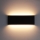 Top Light - LED vägglampa för utomhusbruk OBLIGO LED/12W/230V IP65 svart