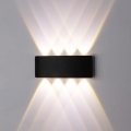 Top Light - LED vägglampa för utomhusbruk RAY LED/8W/230V IP44 4000K svart