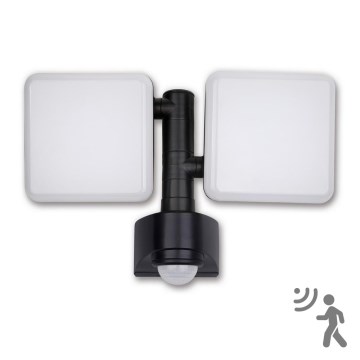 Top Light Lucca 2 PIR - LED Utomhus vägglampa med sensor LUCCA 2xLED/10W/230V IP54