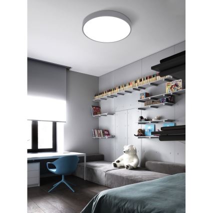 Top Light Metal 40S RC - LED dimbar taklampa LED/51W/230V grå + fjärrkontroll