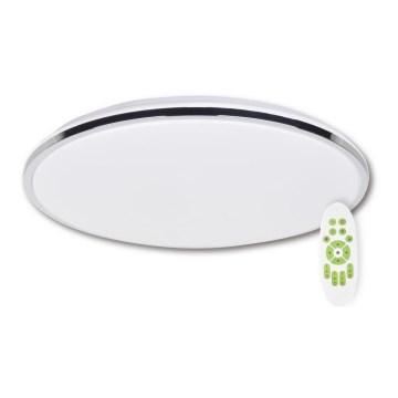 Top Light Silver KXL +Fjärrkontrol - LED Dimbar taklampa med fjärrkontroll SILVER LED/51W/230V