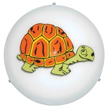 Top ljus - Väggbelysning Barnrum 5502/40/sköldpadda 2xE27/60W