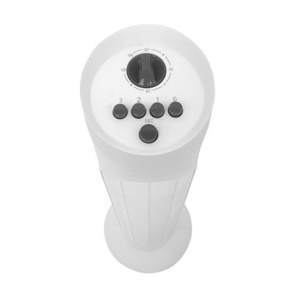 Tornfläkt 50W/230V 83 cm vit