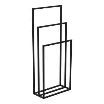 Towel holder 105x45 cm svart