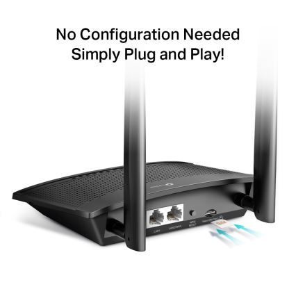 TP-Link - 4G LTE-router 300 Mbps Wireless N TL-MR100 Wi-Fi