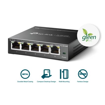 TP-Link - 5-portars gigabit Easy Smart-switch