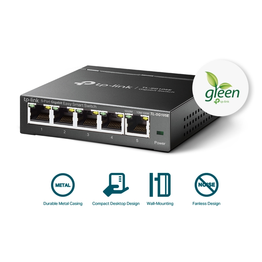TP-Link - 5-portars gigabit Easy Smart-switch