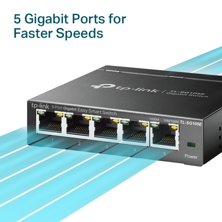 TP-Link - 5-portars gigabit Easy Smart-switch