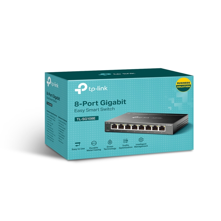 TP-Link - 8-portars Gigabit Easy Smart-switch