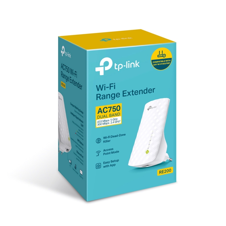 TP-Link - Dualband Wi-Fi 5-förstärkare