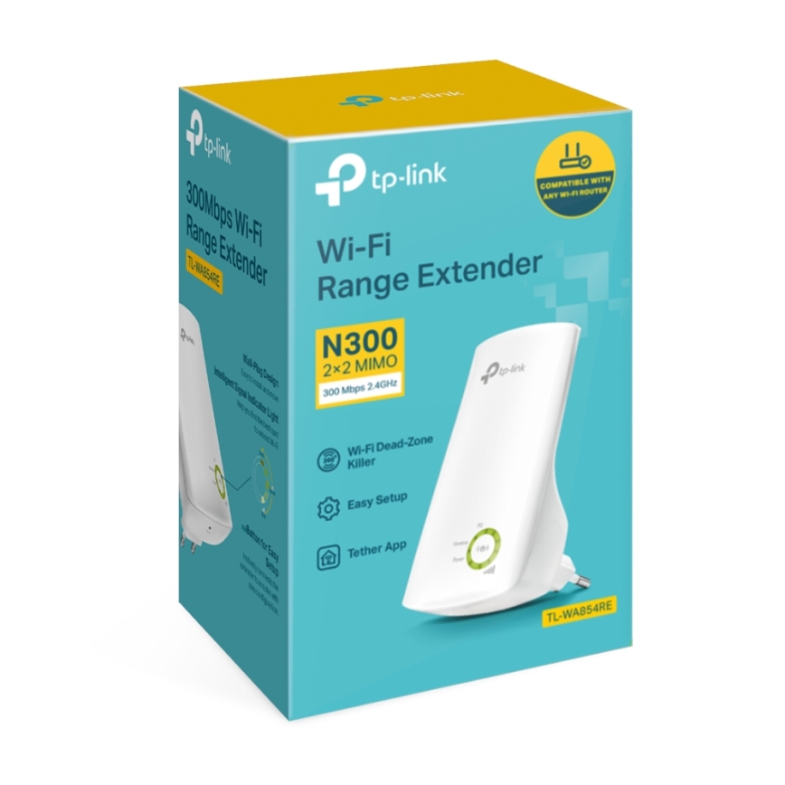 TP-Link - Enbands Wi‑Fi 4-extender N300
