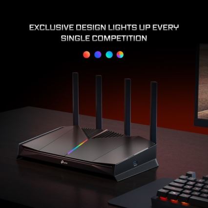 TP-Link - Gaming tvåbands Wi‑Fi 7-router Archer GE230