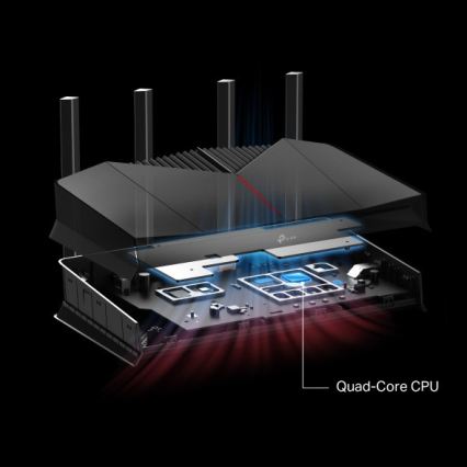 TP-Link - Gaming tvåbands Wi‑Fi 7-router Archer GE230