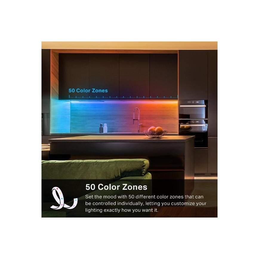 TP-Link - LED RGBW dimbar remsa 5 m LED/13W/230V Wi-Fi