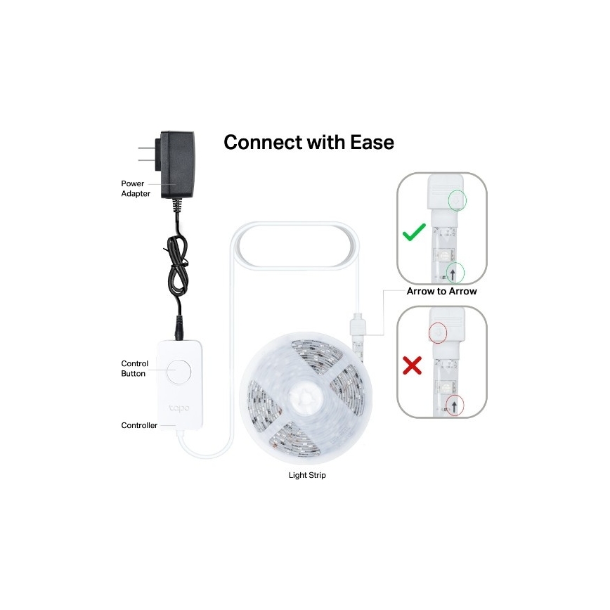 TP-Link - LED RGBW dimbar remsa 5 m LED/13W/230V Wi-Fi