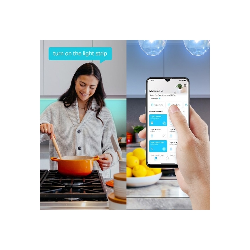 TP-Link - LED RGBW dimbara LED-remsa 5 m LED/20,5W/230V Wi-Fi