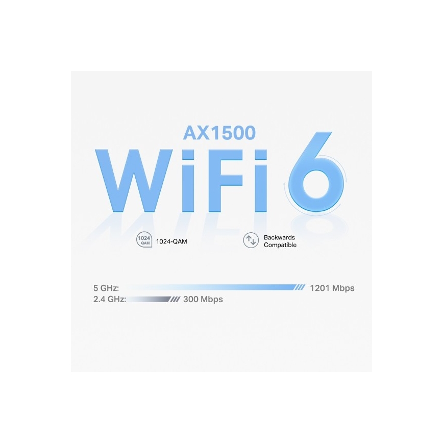 TP-Link - Set med 2 Wi‑Fi 6 mesh‑enheter för hela hemmet